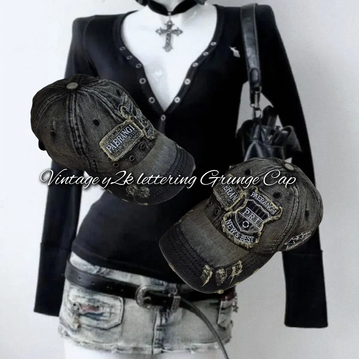 DIESEL REBOOT-BLACK-BIKER-CAP C-ODY